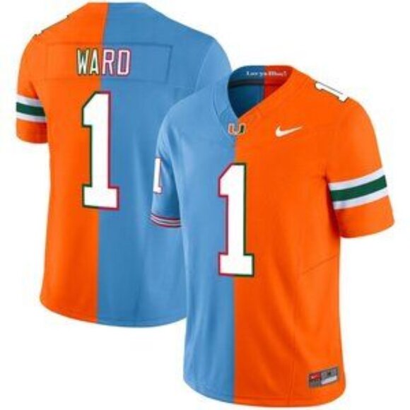 Mens Youths Kids Womens Cameron Ward Split Vapor Jersey Stitched
